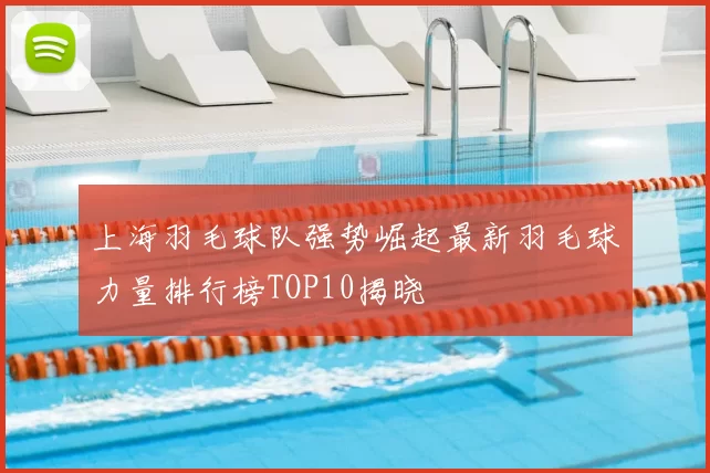 上海羽毛球队强势崛起最新羽毛球力量排行榜TOP10揭晓